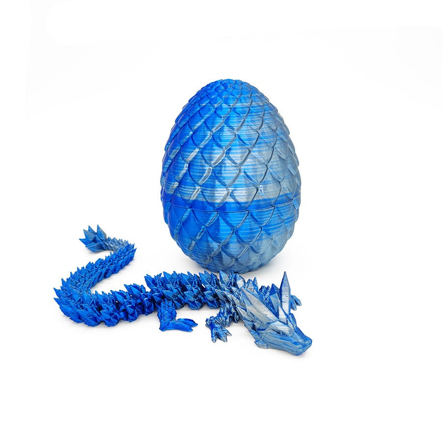 Copy of Dragon Egg 3D Printing Crystal Dragon Gem Dragon Egg Divine Dragon Storage Set Craft Gift Decoration Creative Toy Trendy Play