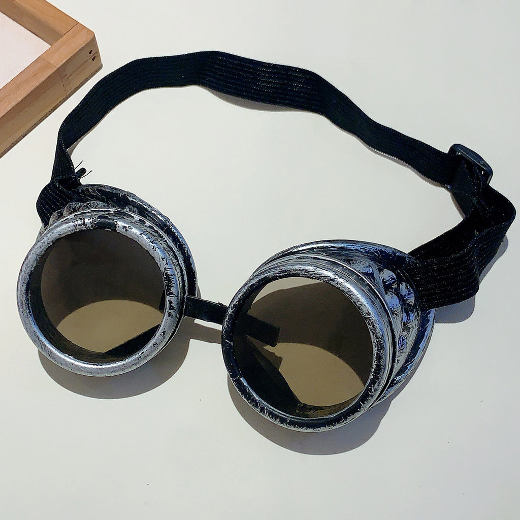 New Halloween Costume Retro Punk Steampunk Glasses Party Festival Cosplay Decorative Props