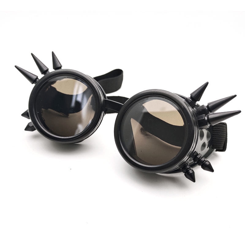 New Halloween Costume Retro Punk Steampunk Glasses Party Festival Cosplay Decorative Props