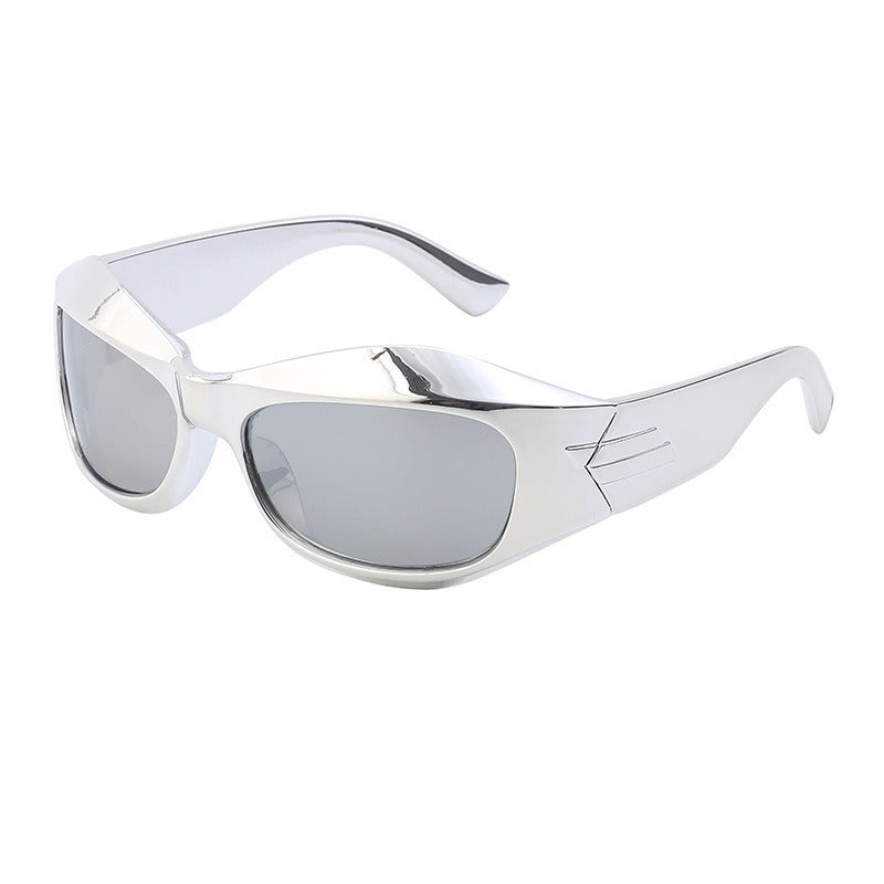 Steampunk Y2K Sunglasses for Men Cycling Sports Sunglasses for Women
