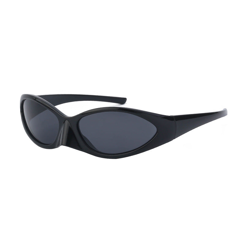 Steampunk Sunglasses Women Anti Ultraviolet Personality Small Frame Riding Sunglasses