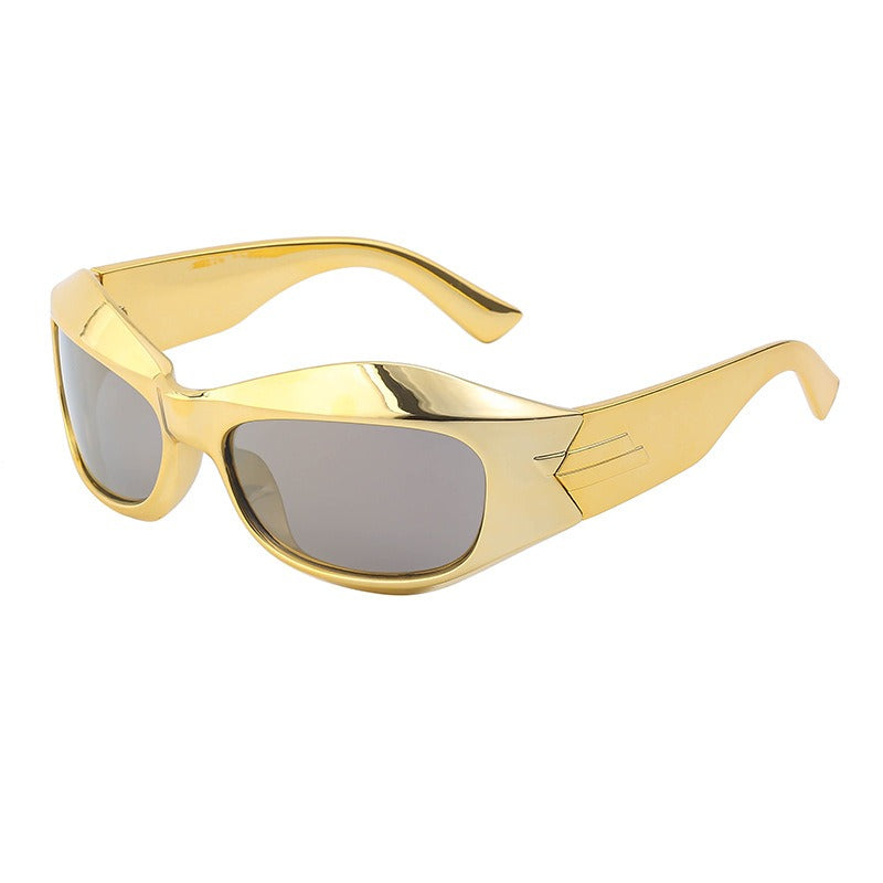 Steampunk Y2K Sunglasses for Men Cycling Sports Sunglasses for Women