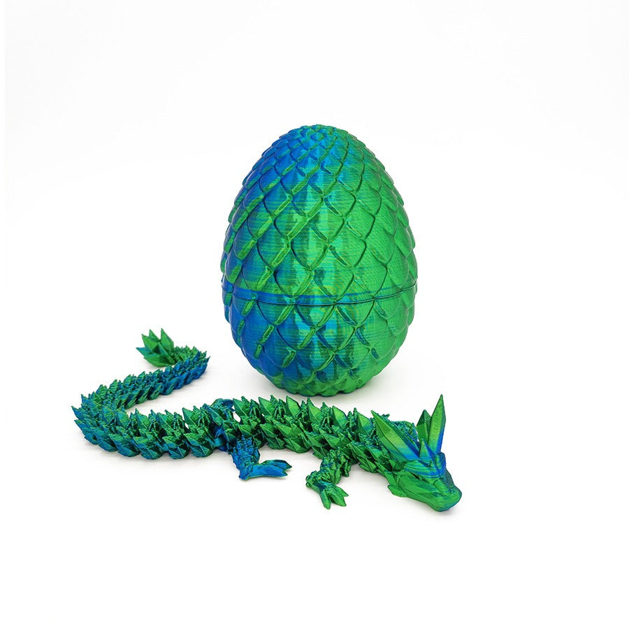 Copy of Dragon Egg 3D Printing Crystal Dragon Gem Dragon Egg Divine Dragon Storage Set Craft Gift Decoration Creative Toy Trendy Play